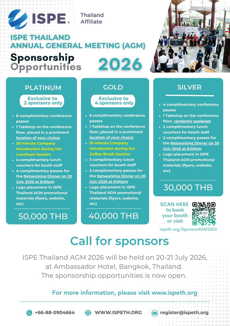 ISPE TH Sponsorship 2026