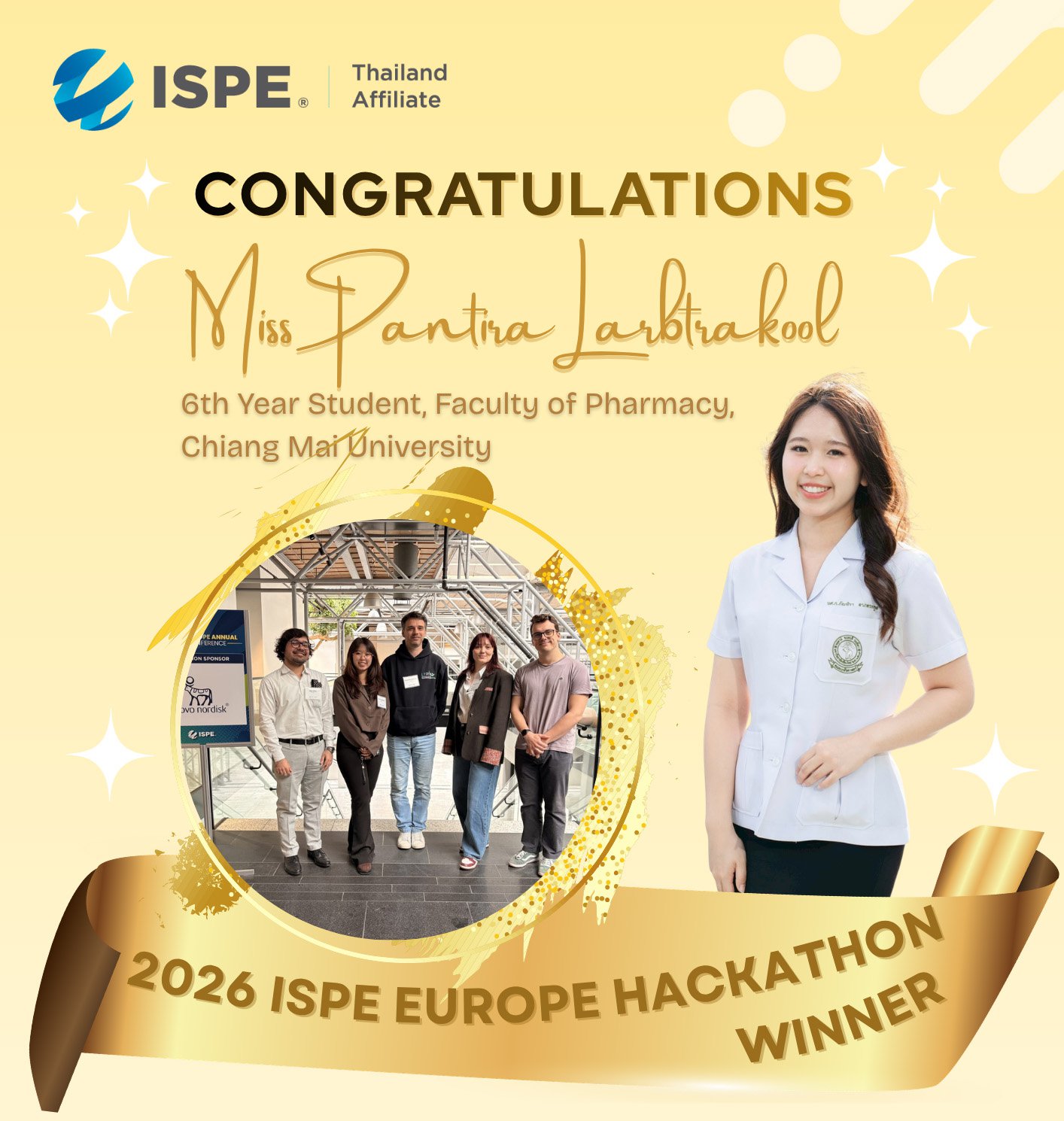 ISPE Europe Hackathon 2026 winner